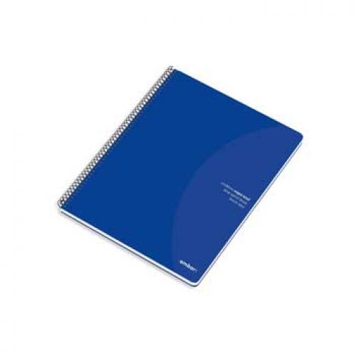 Caderno Espiral Ambar A5 Capa Azul Liso - 1Un. , Ambar , 100305060310 , 5601199166536